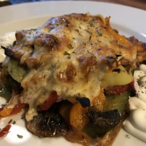 Chiptole Stuffed Zucchini-plated