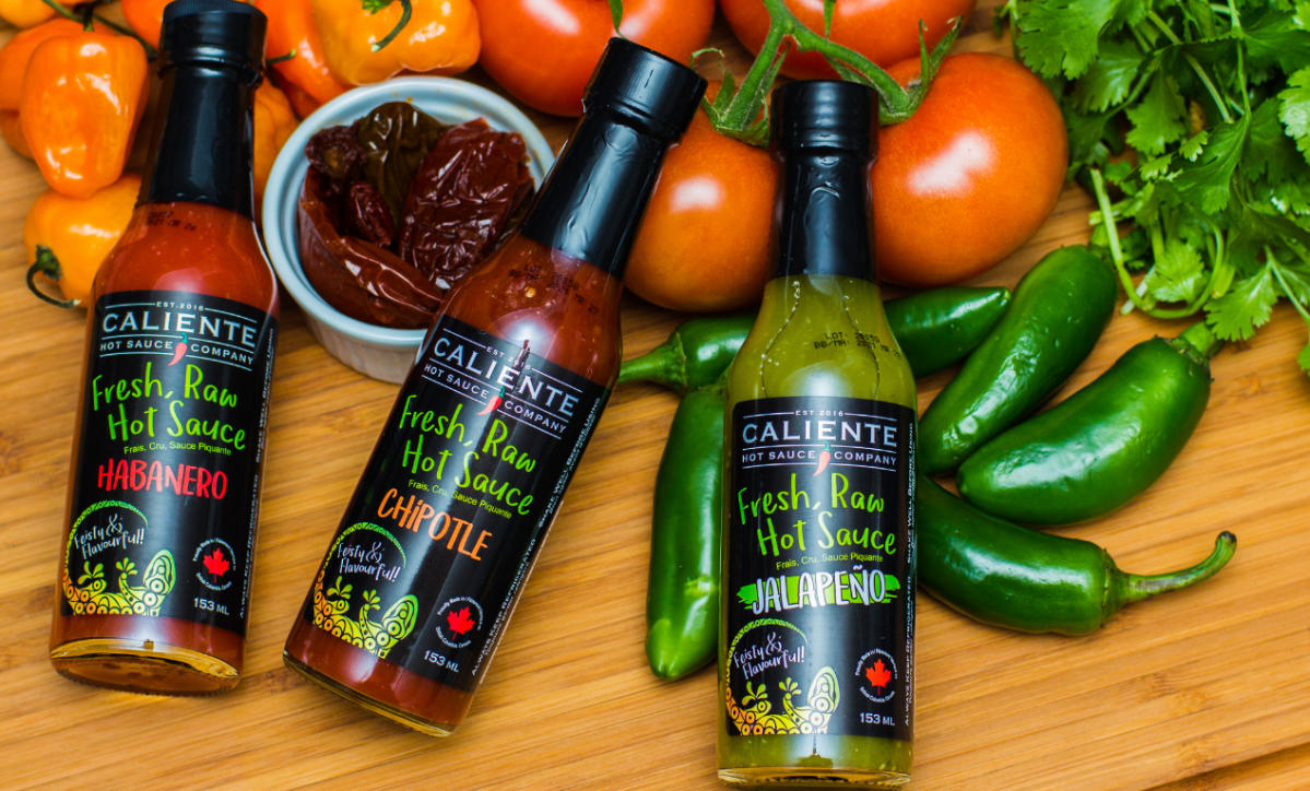 caliente hot sauce banner 1